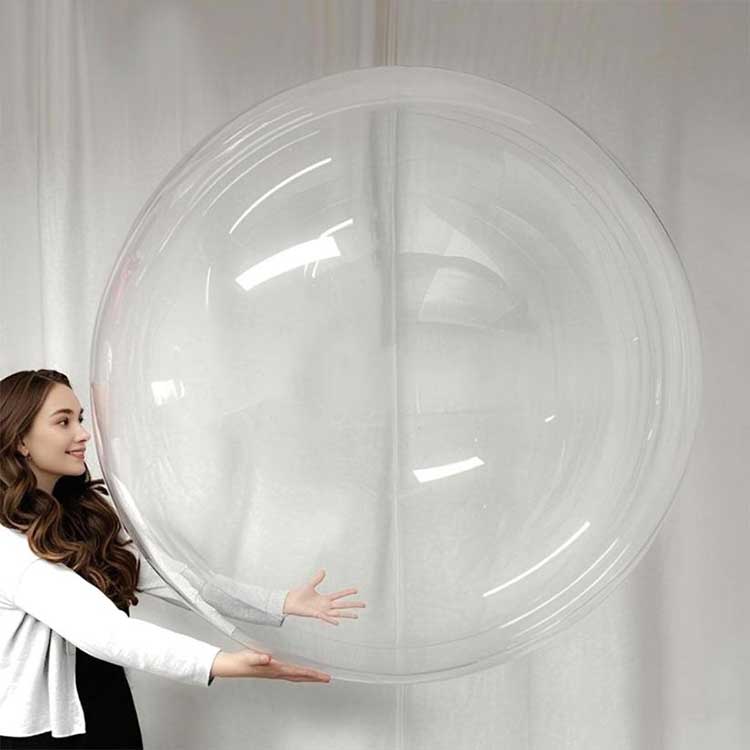 48 Inch Round Clear Bobo Balloons - Image 2