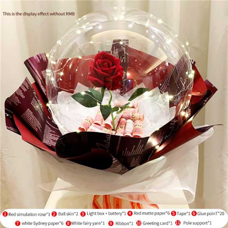 Bobo Balloon Rose Set - Image 3