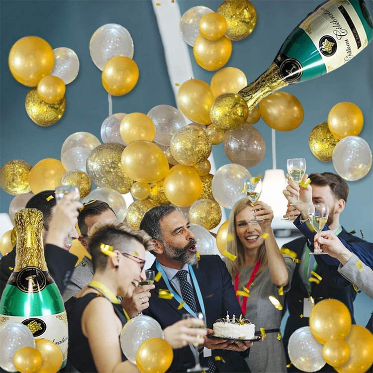 Champagne Bottle Balloon Garland Arch Kit - Image 3