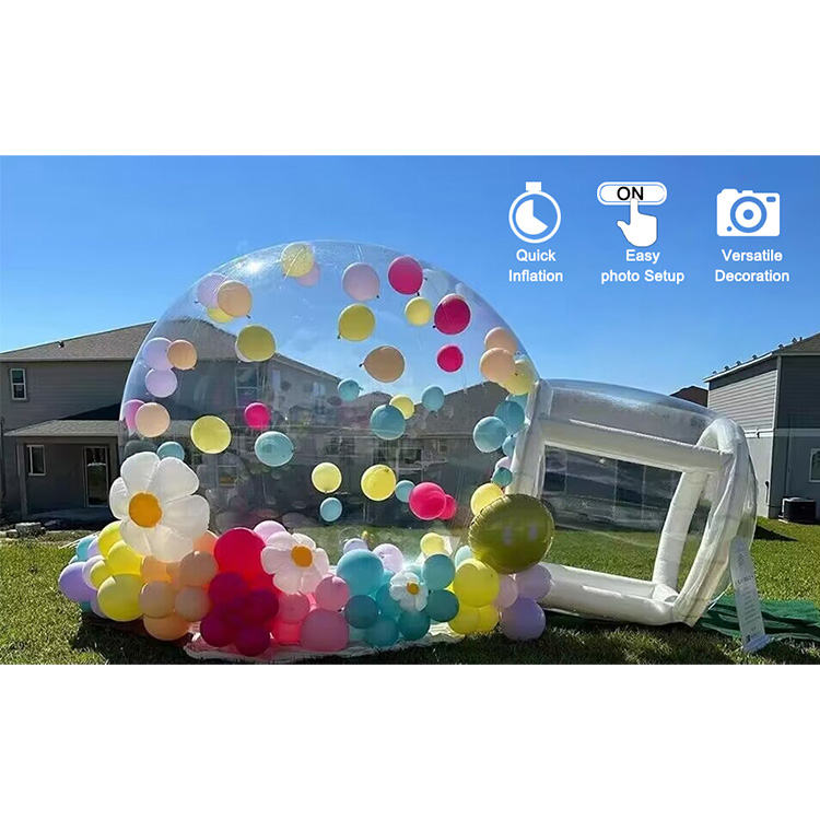 Customized Inflatable Bubble House Balloon Arch Kit - Image 4